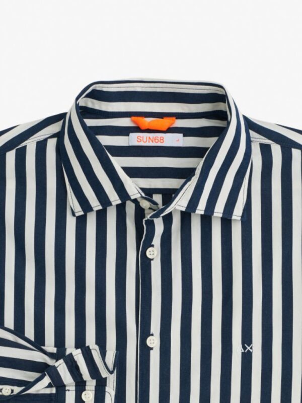 camicia a righe sun68