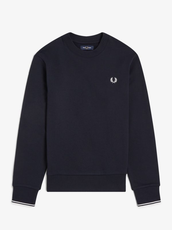 M7535-CREW-NECK-SWEATSHIRT-FELPA-BLU-GIROCOLLO-FRED-PERRY-UOMO-1