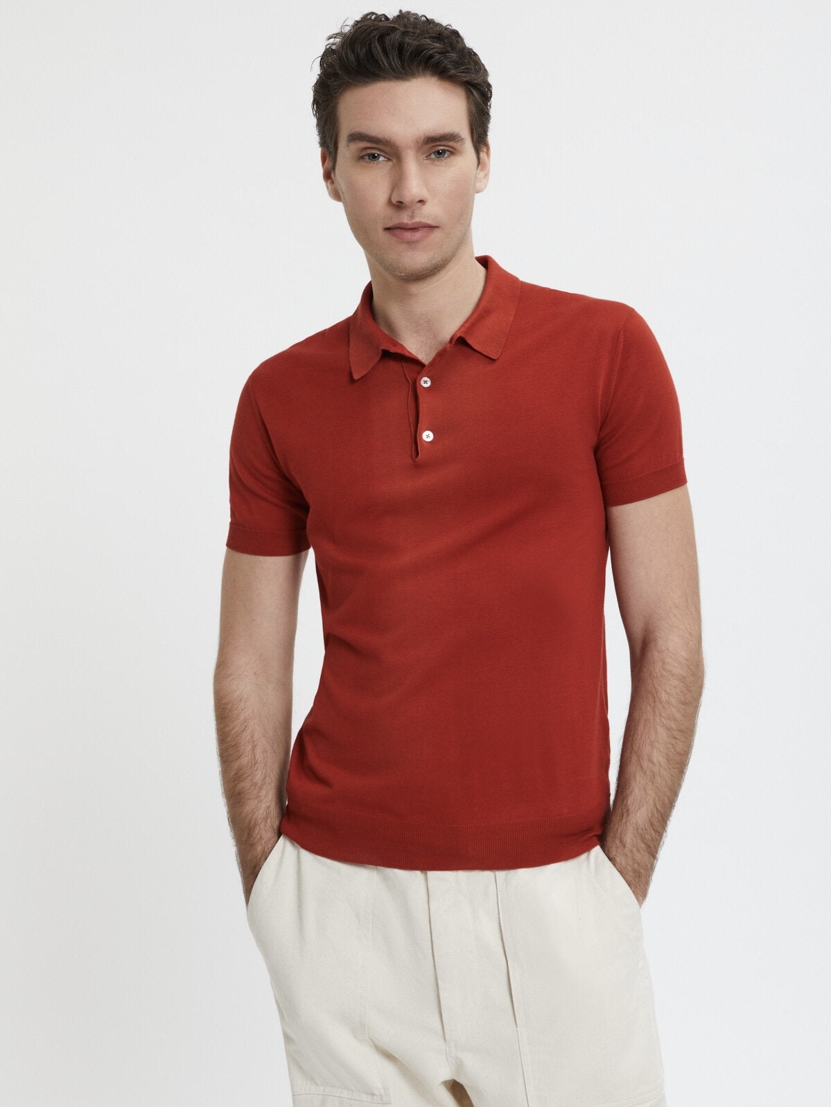 Polo rossa uomo deals